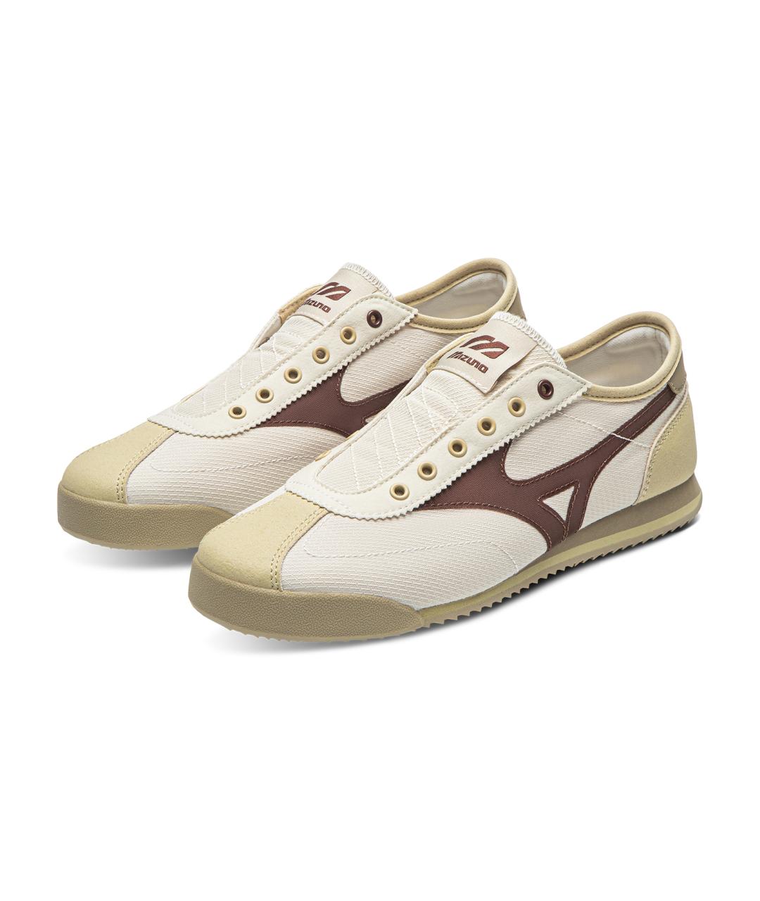 MIZUNO Бежевые текстильные кроссовки, фото 4