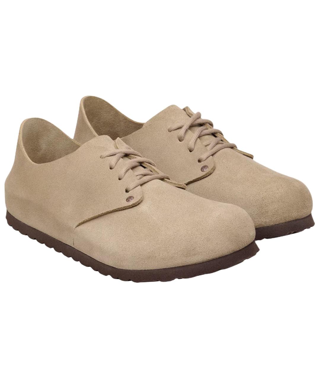 BIRKENSTOCK Коричневые замшевые туфли, фото 3