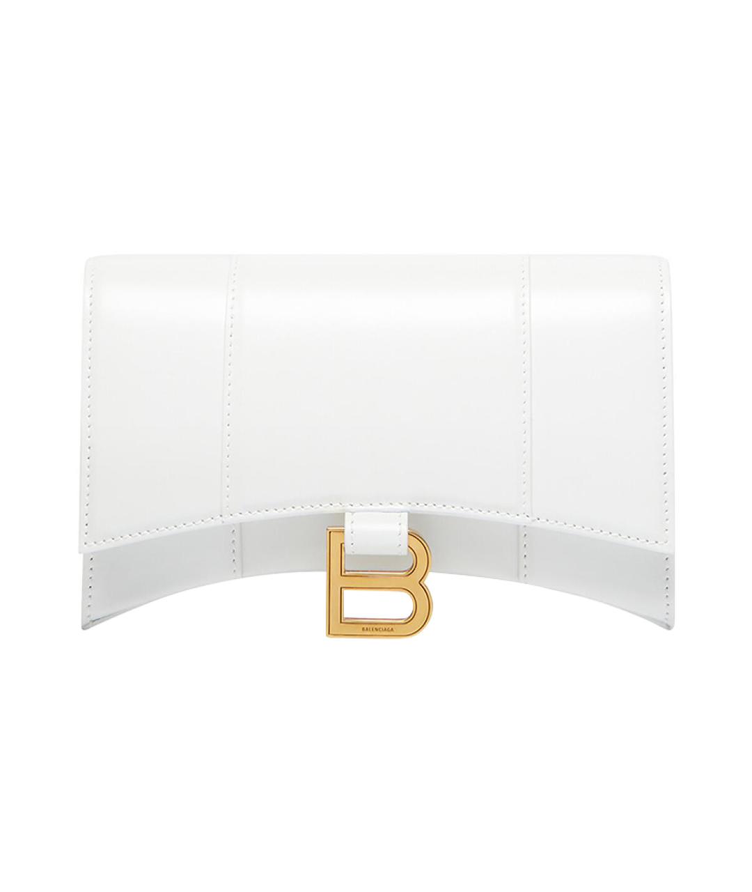 BALENCIAGA Белый кожаный кошелек, фото 1