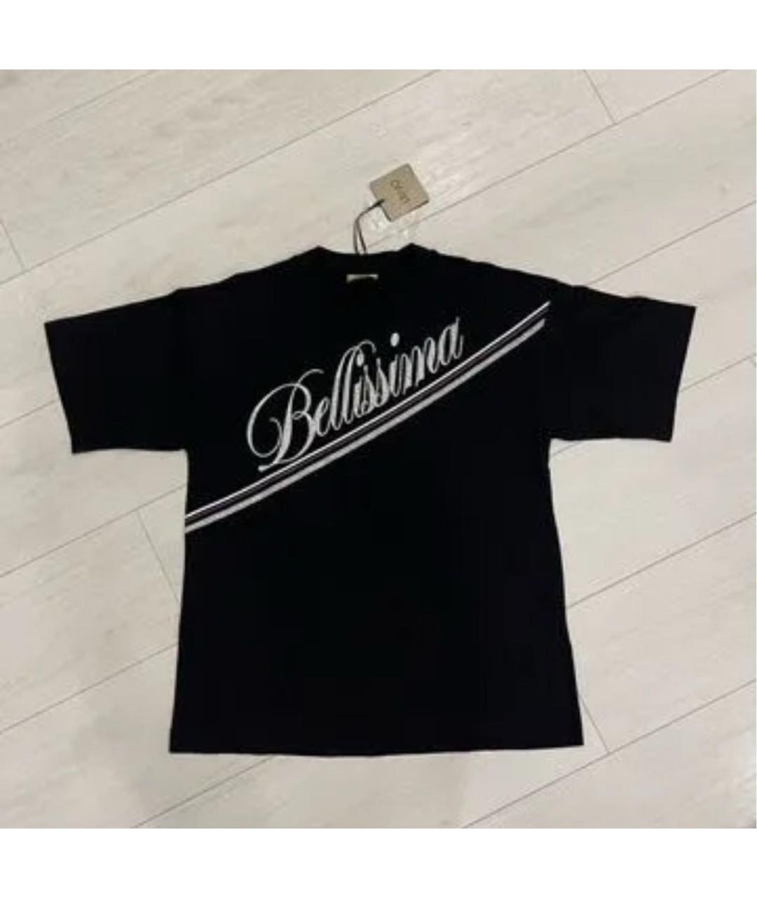 LIU JO Черная хлопковая футболка, фото 8