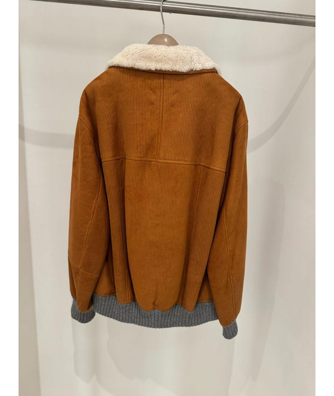 BRUNELLO CUCINELLI Коричневая дубленка/шуба, фото 3