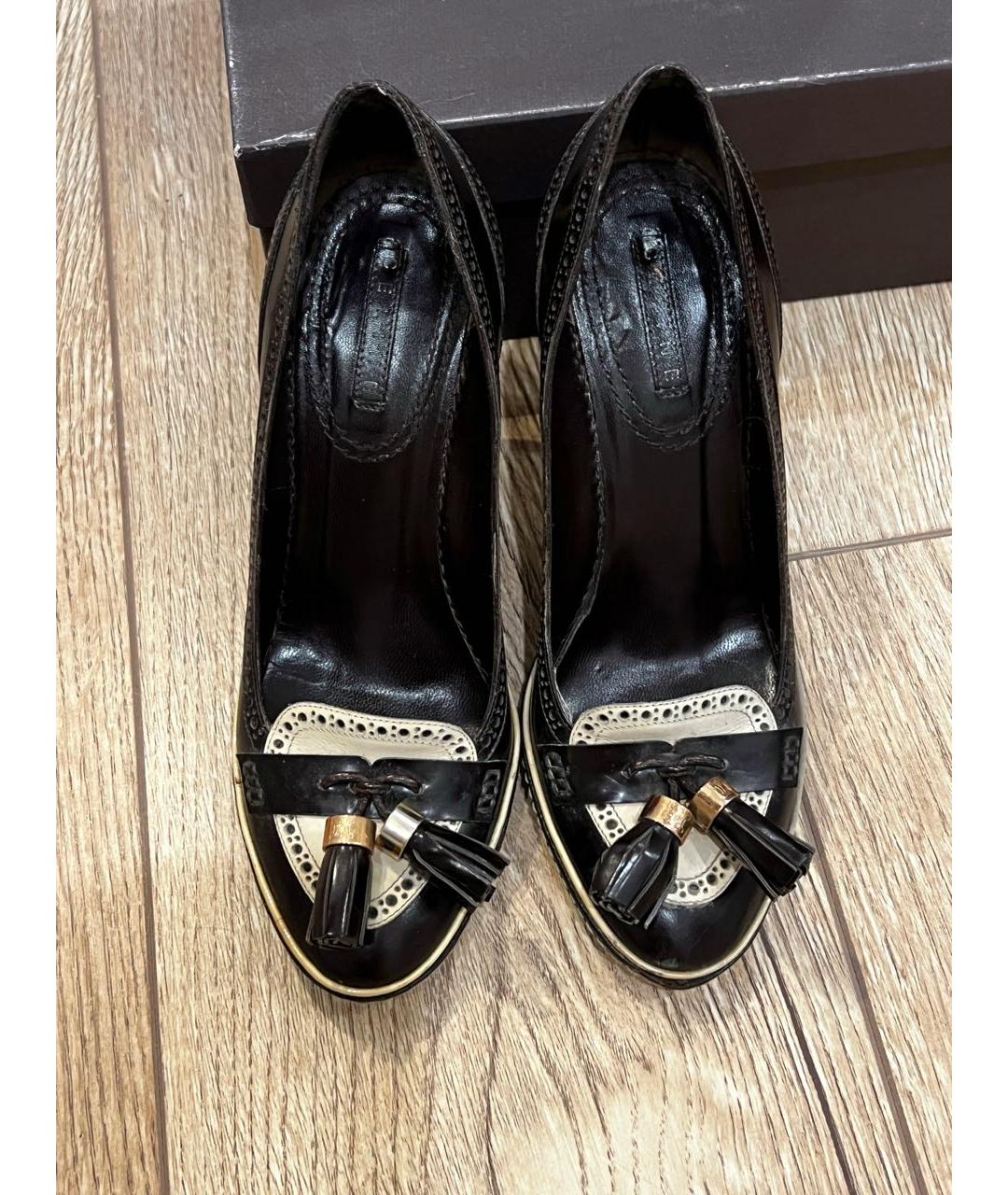 CELINE Коричневые кожаные туфли, фото 3