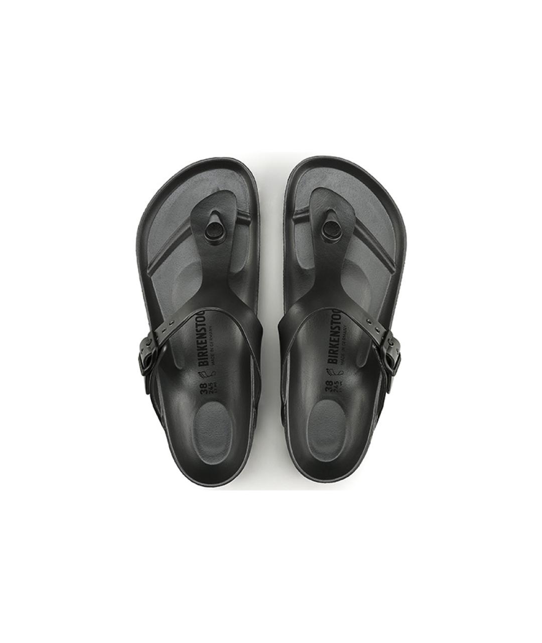 BIRKENSTOCK Антрацитовые шлепанцы, фото 5