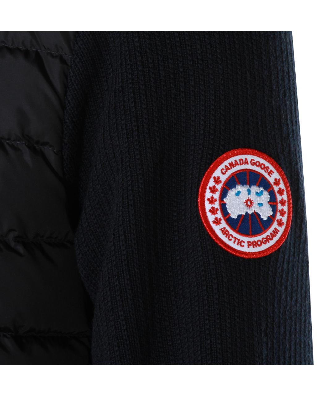 CANADA GOOSE Темно-синяя шерстяная куртка, фото 4