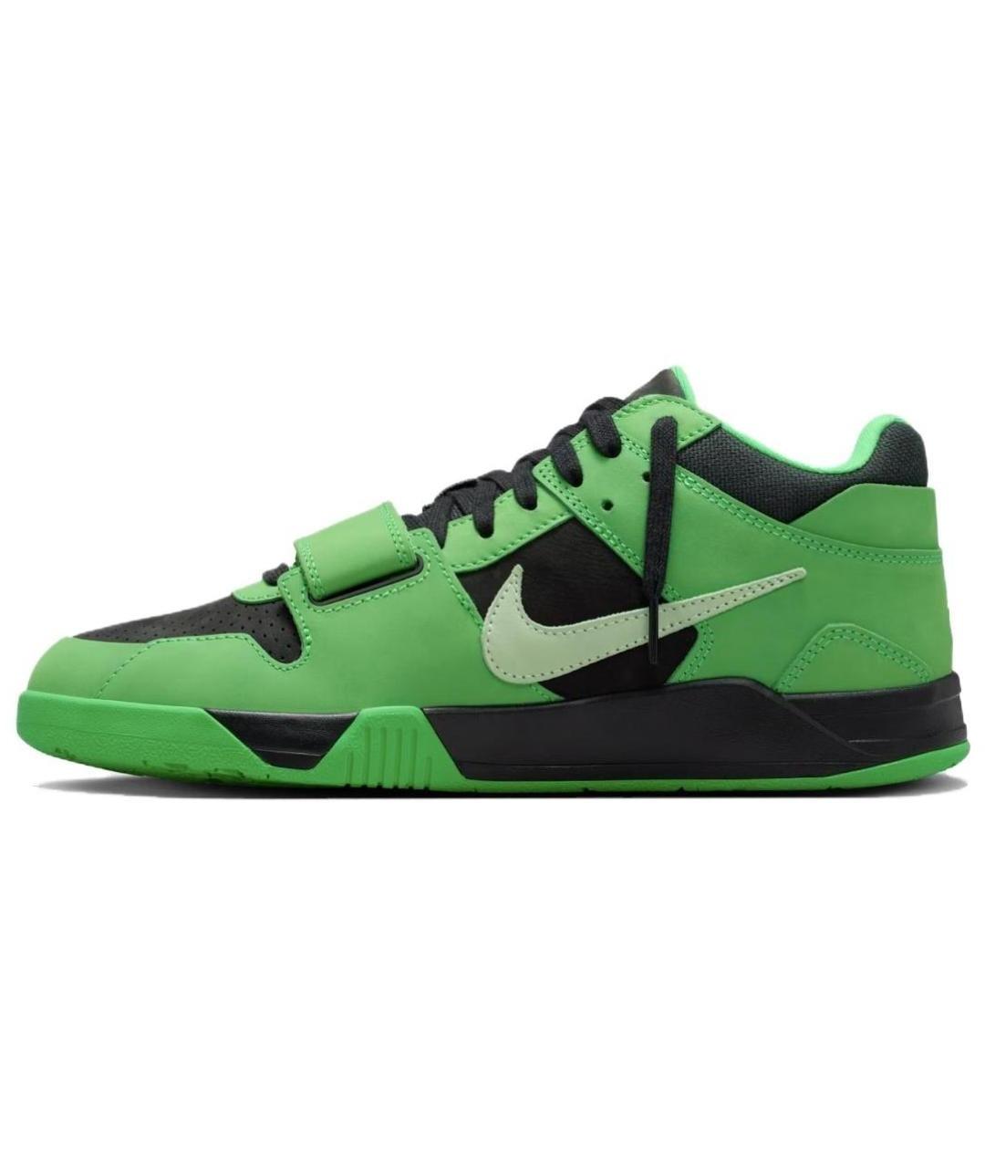 JORDAN Зеленые высокие кроссовки / кеды, фото 2