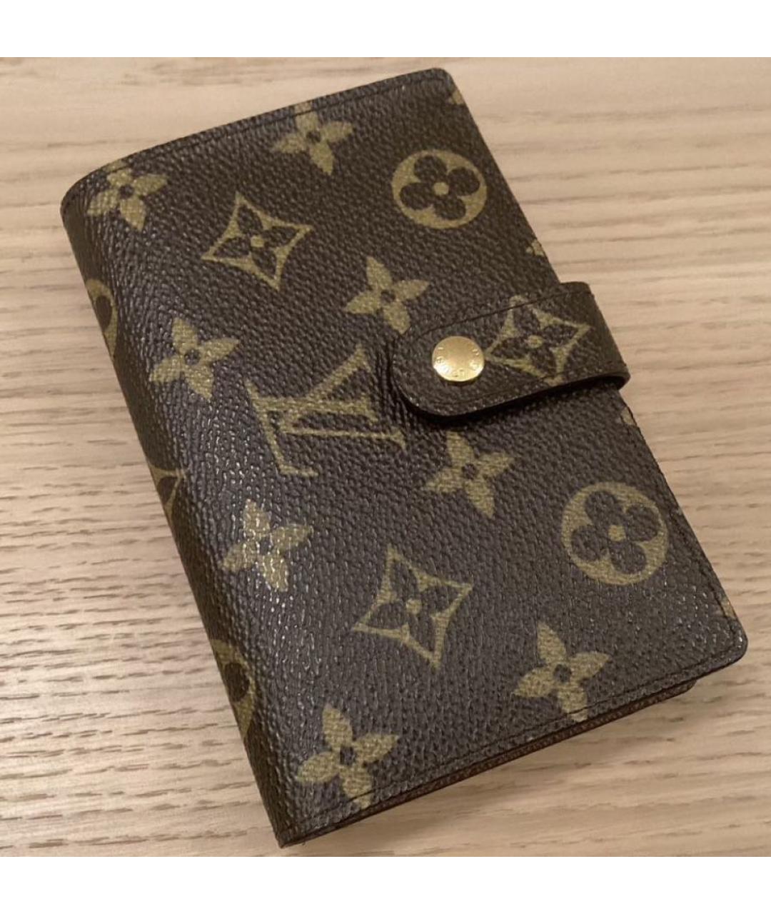LOUIS VUITTON Коричневый кошелек, фото 9