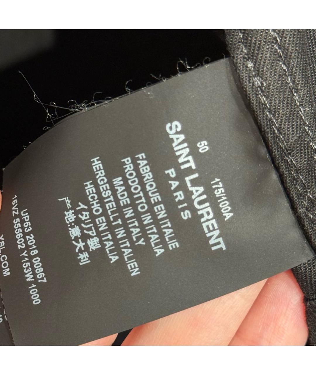 SAINT LAURENT Черная куртка, фото 5