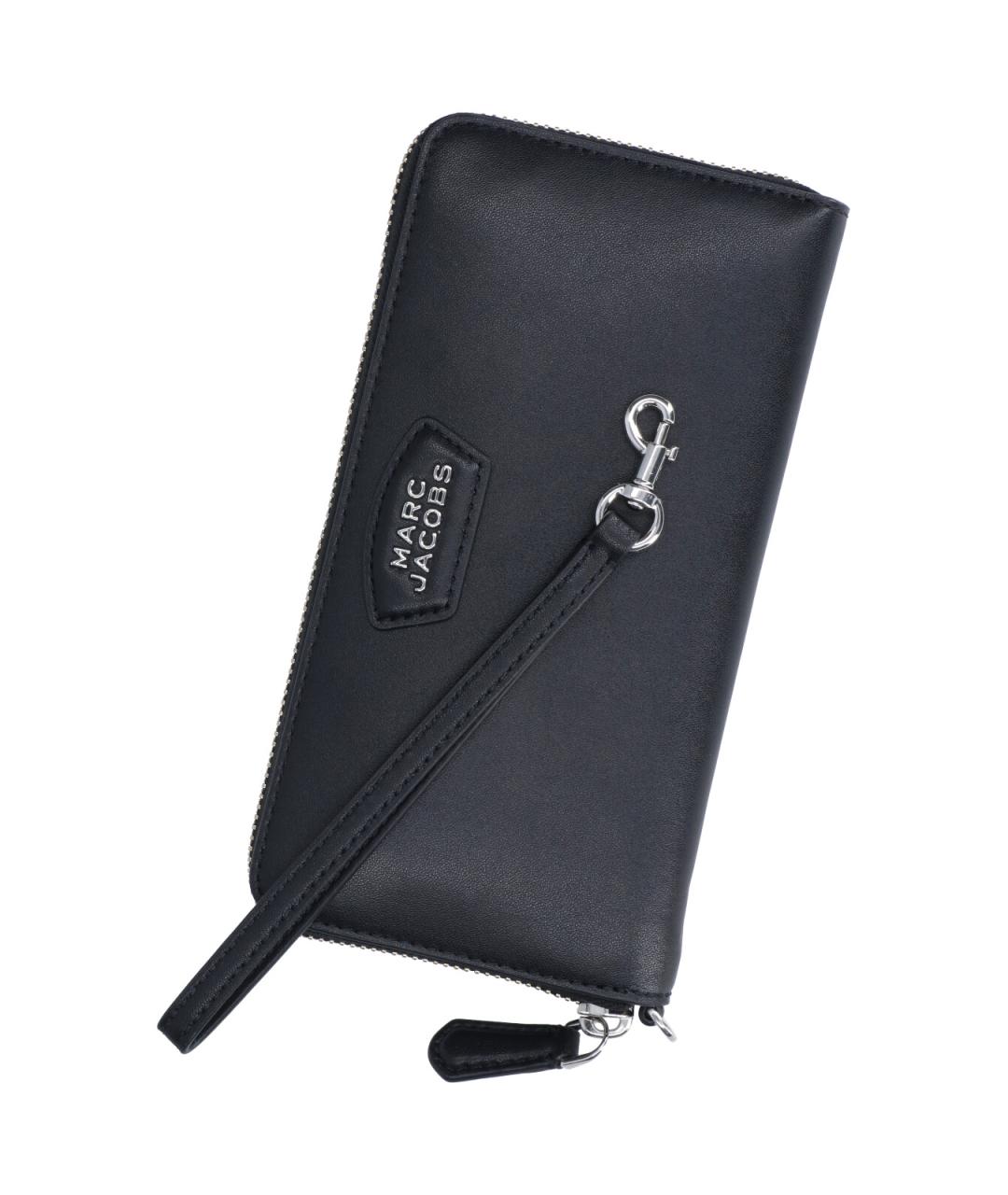 MARC JACOBS Черный кожаный кошелек, фото 5