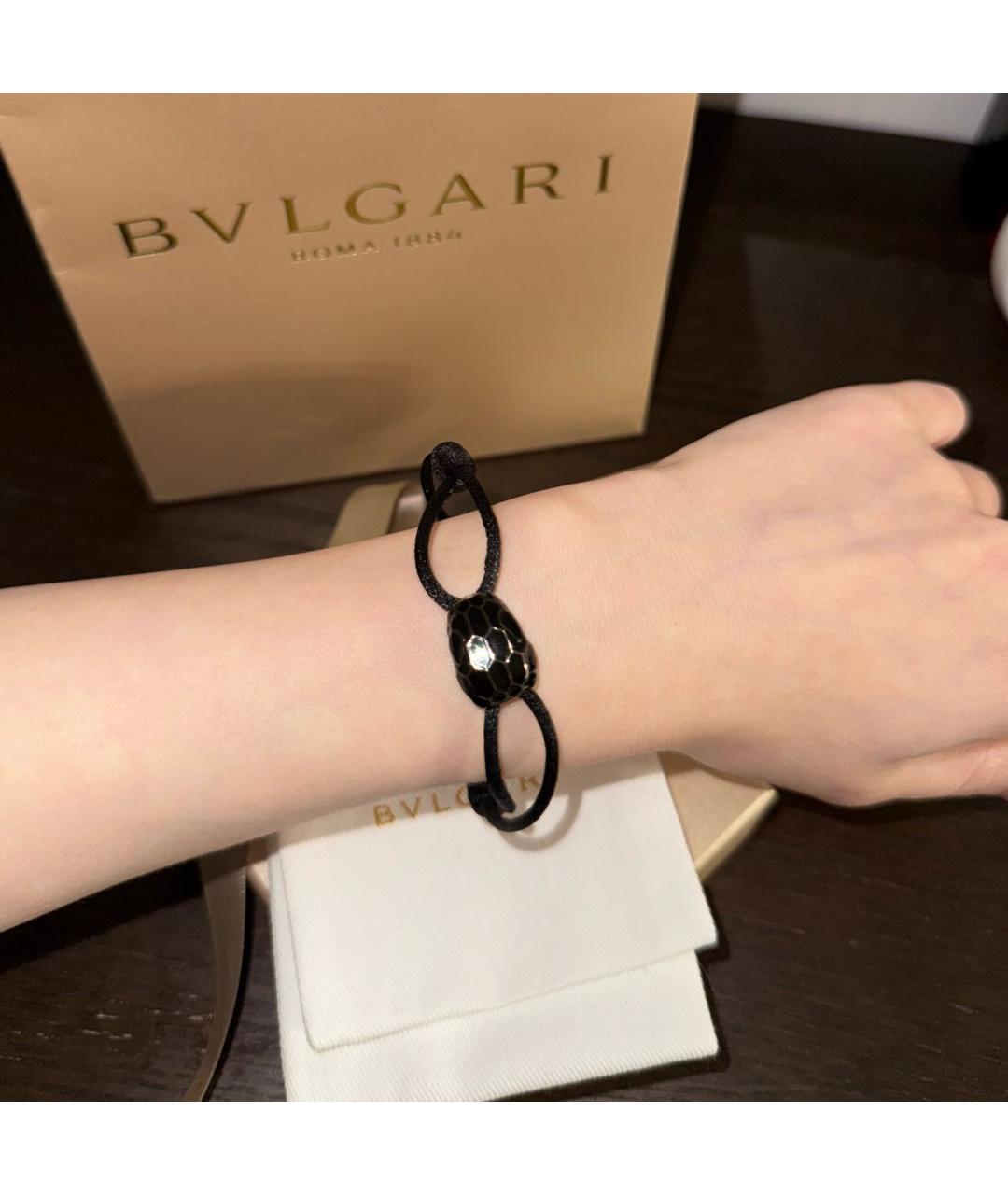 BVLGARI Черный браслет, фото 3