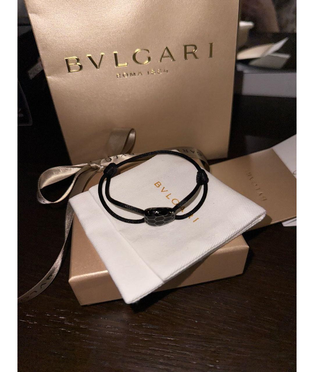 BVLGARI Черный браслет, фото 5