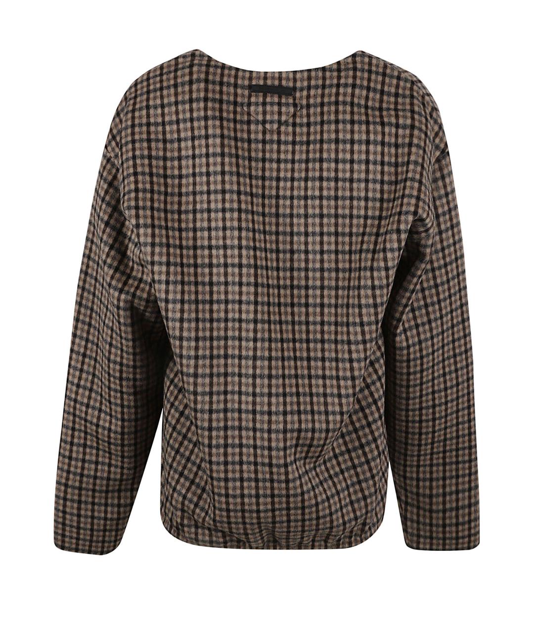 PRADA Коричневая кашемировая рубашка, фото 2