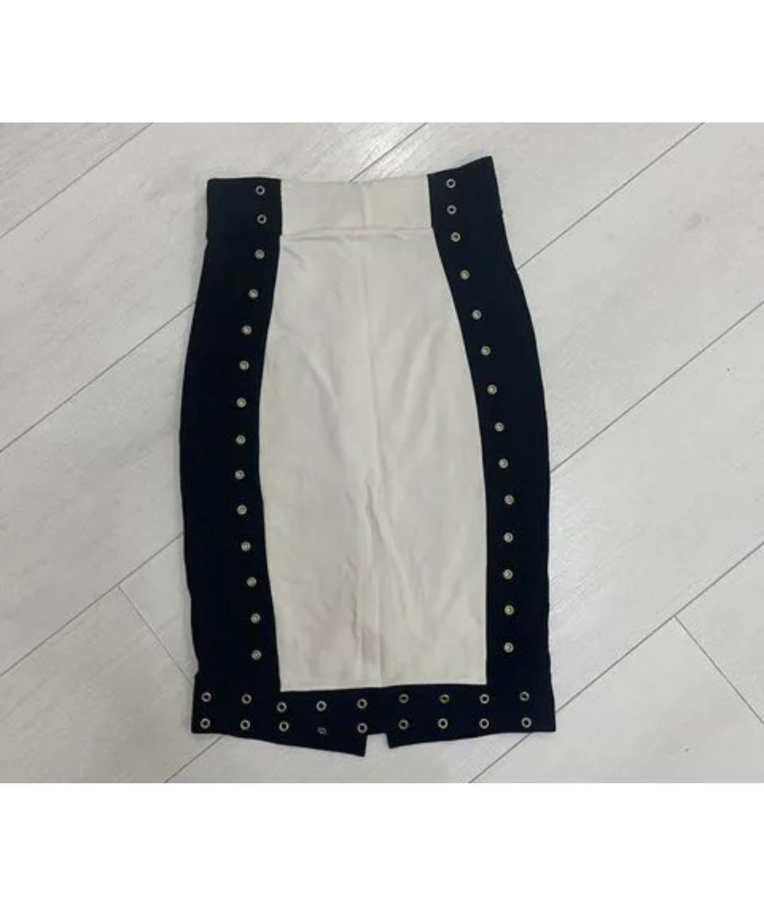 CAVALLI CLASS Мульти вискозная юбка миди, фото 8