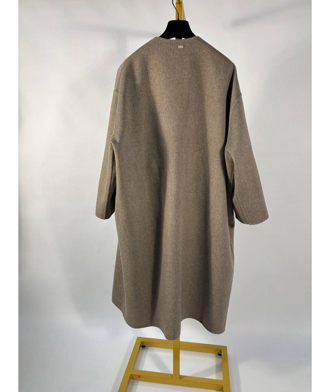 AGNONA Бежевое кашемировое пальто, фото 2