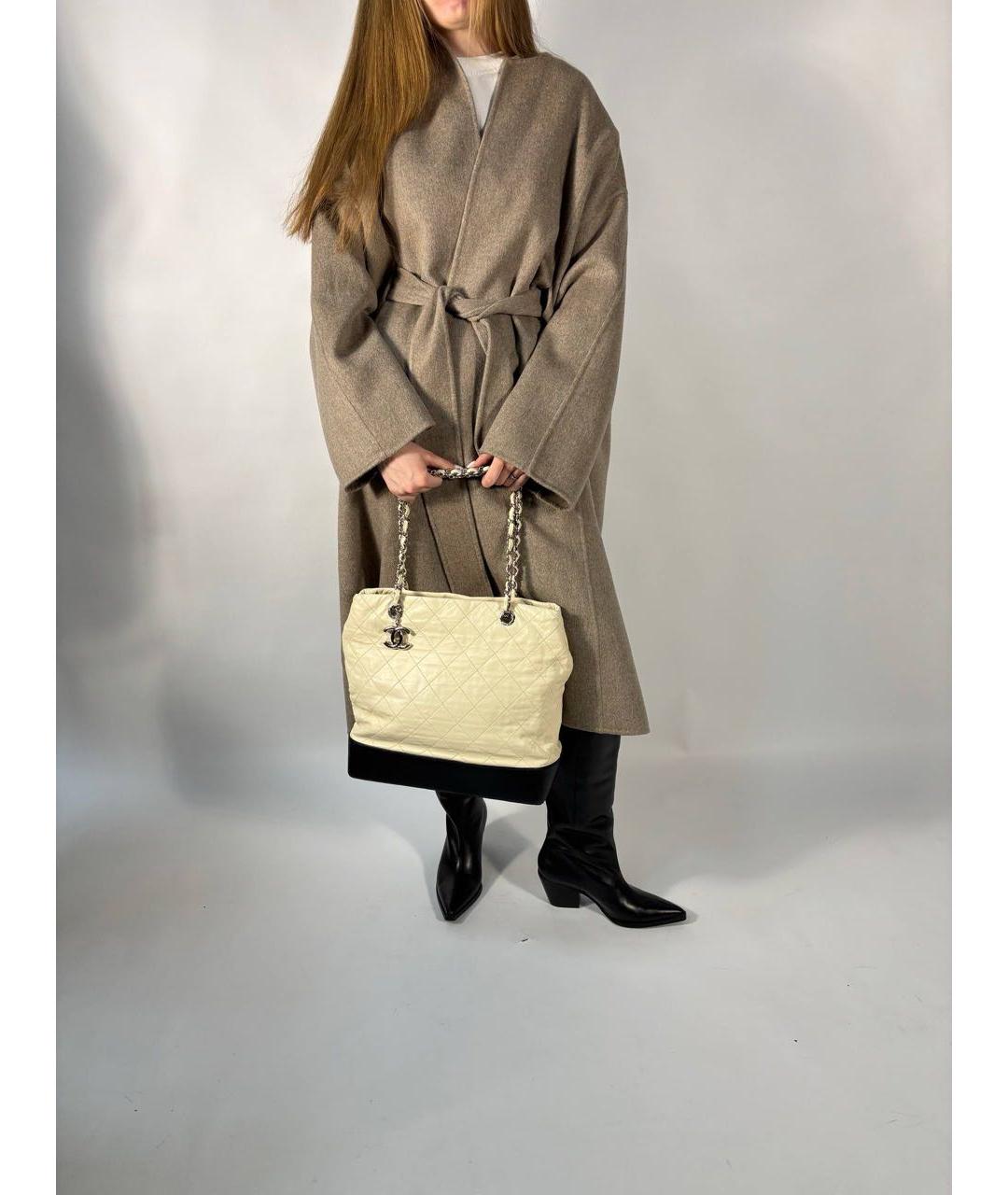 AGNONA Бежевое кашемировое пальто, фото 6