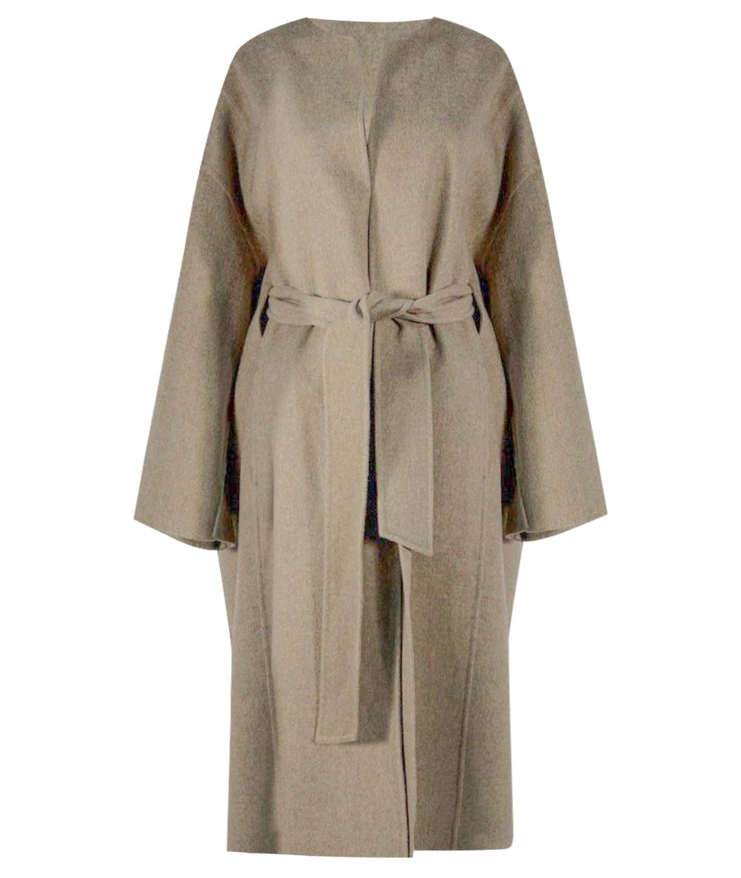 AGNONA Бежевое кашемировое пальто, фото 1