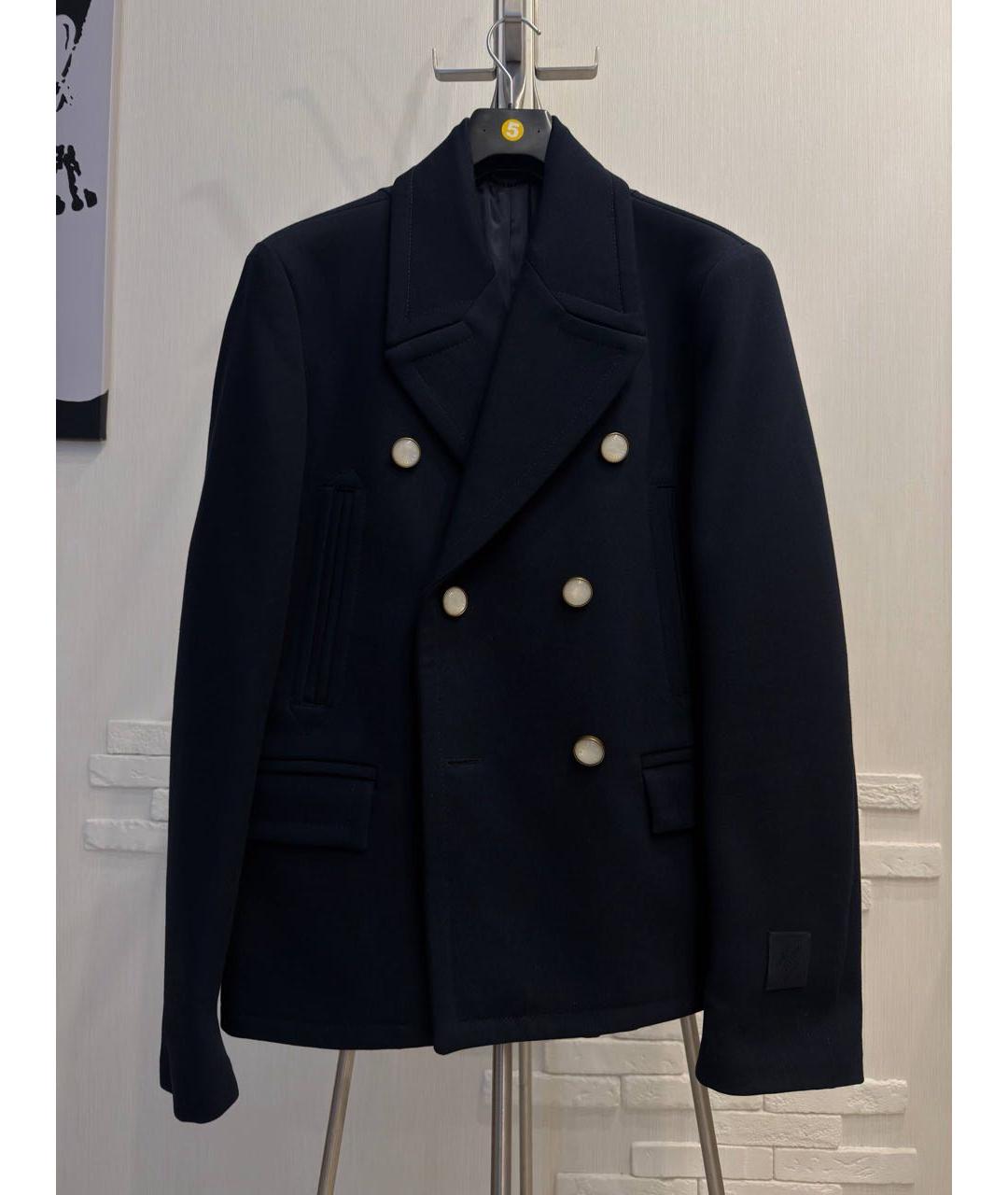 LOUIS VUITTON Темно-синий хлопковый тренч / плащ, фото 5