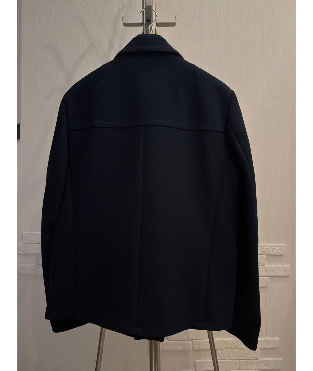 LOUIS VUITTON Темно-синий хлопковый тренч / плащ, фото 2