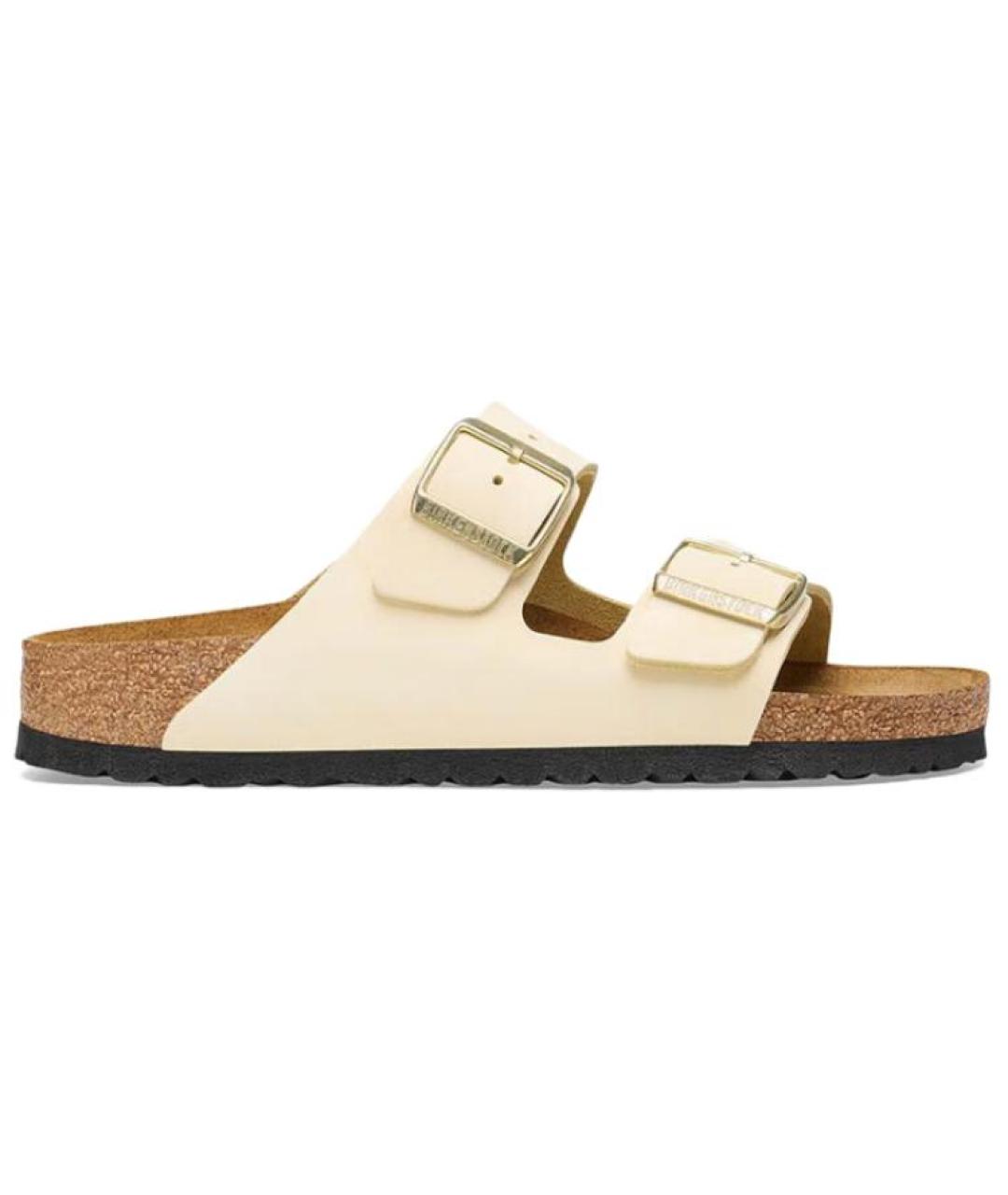 BIRKENSTOCK Бежевые шлепанцы, фото 1
