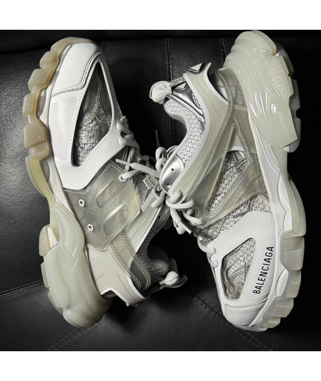 BALENCIAGA Бежевые текстильные кроссовки, фото 4