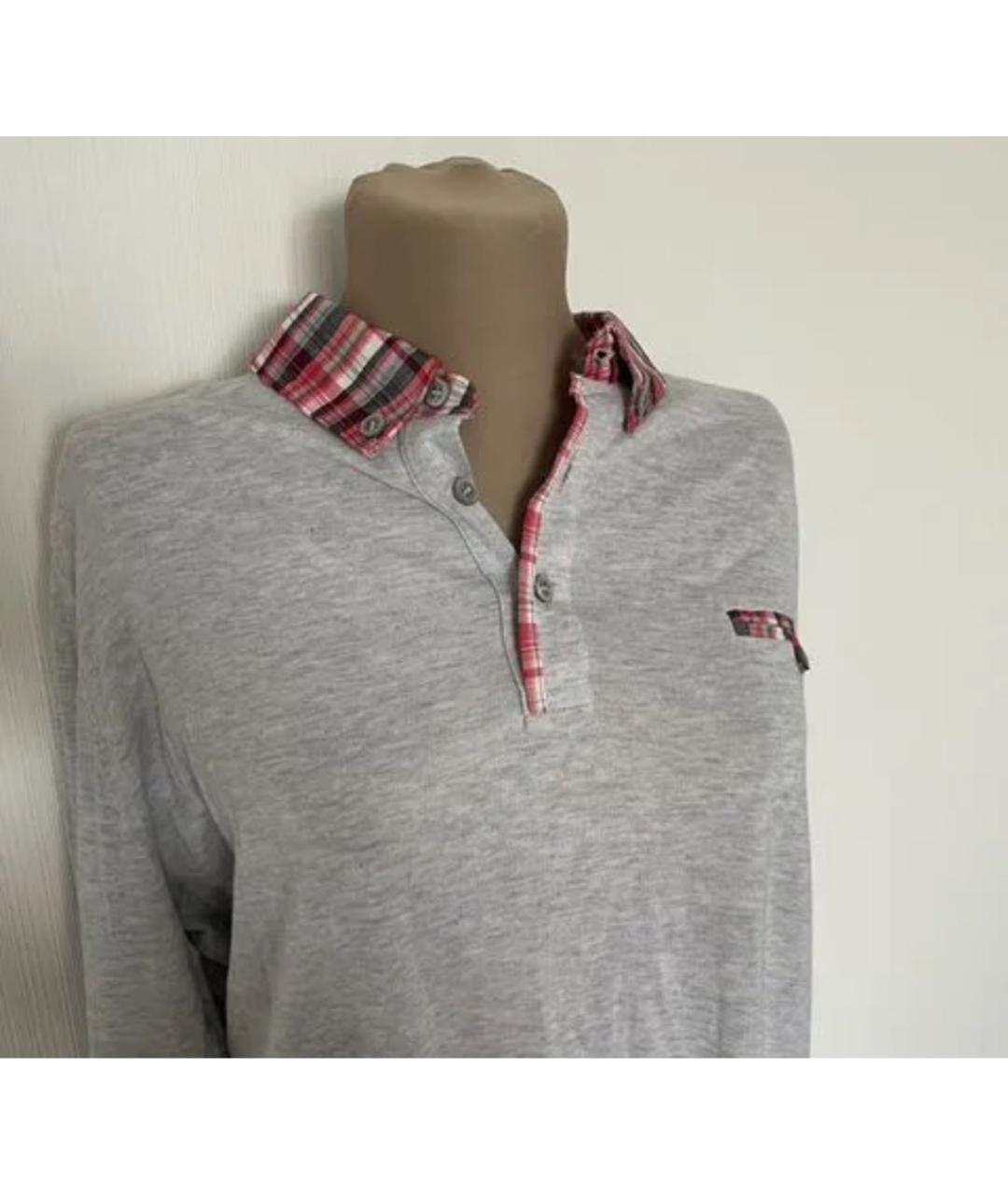 KITON Серая хлопковая водолазка, фото 2