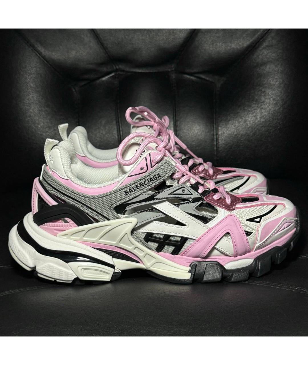 BALENCIAGA Белые текстильные кроссовки, фото 9