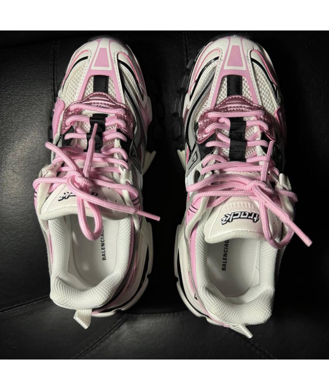 BALENCIAGA Белые текстильные кроссовки, фото 7