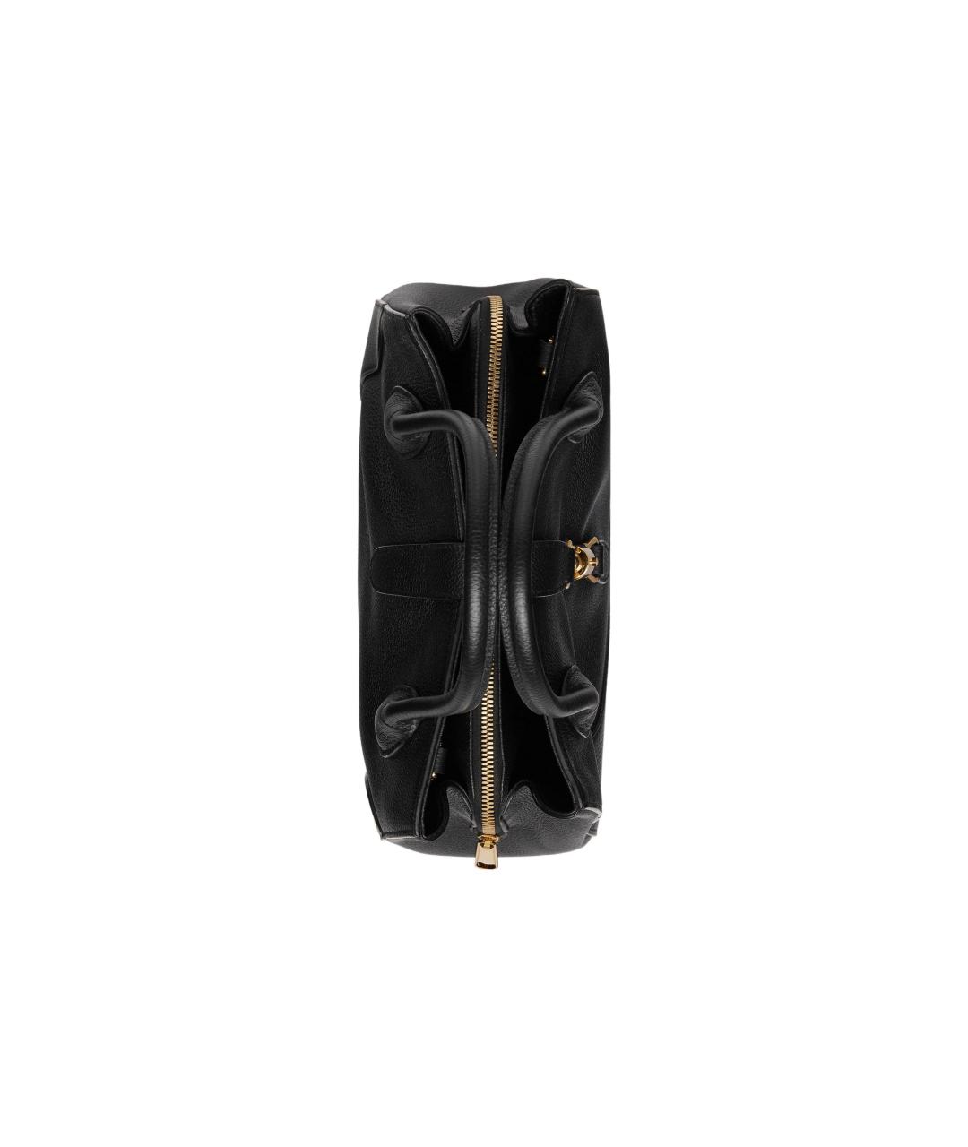 GUCCI Черная кожаная сумка через плечо, фото 5