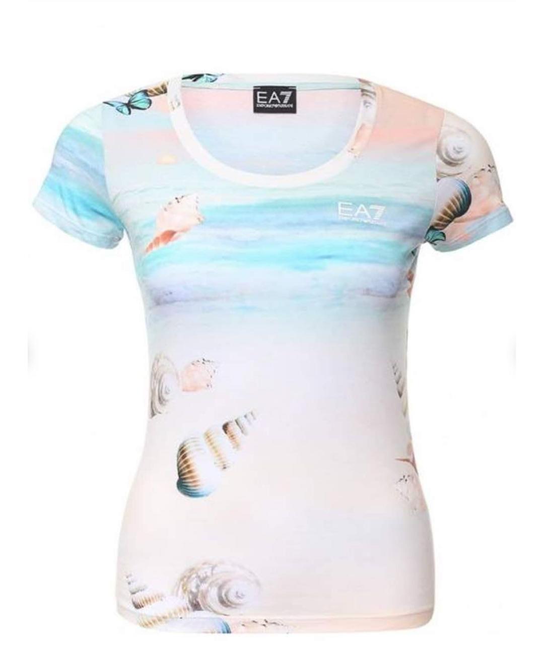 EA7 Мульти хлопковая футболка, фото 7