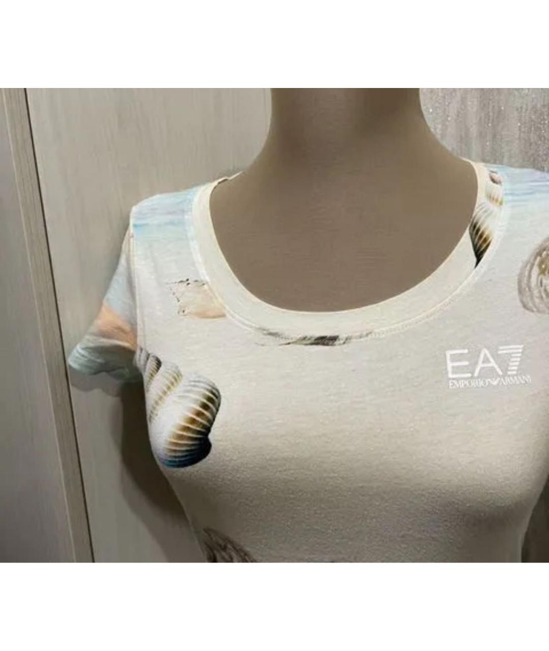 EA7 Мульти хлопковая футболка, фото 4