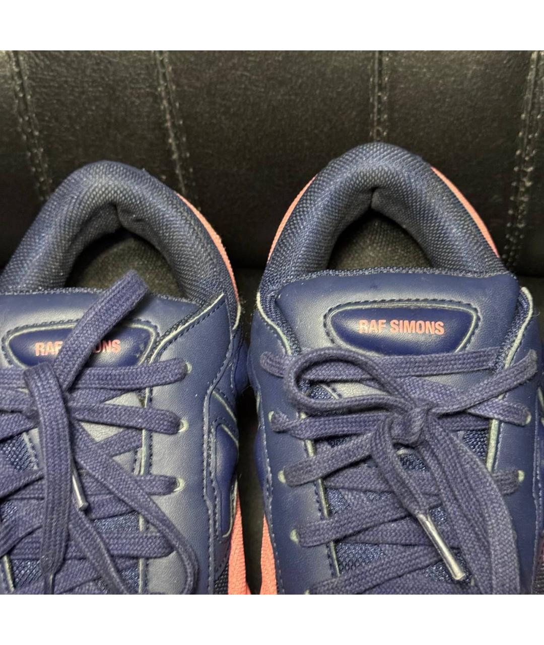 ADIDAS X RAF SIMONS Коралловые текстильные кроссовки, фото 8