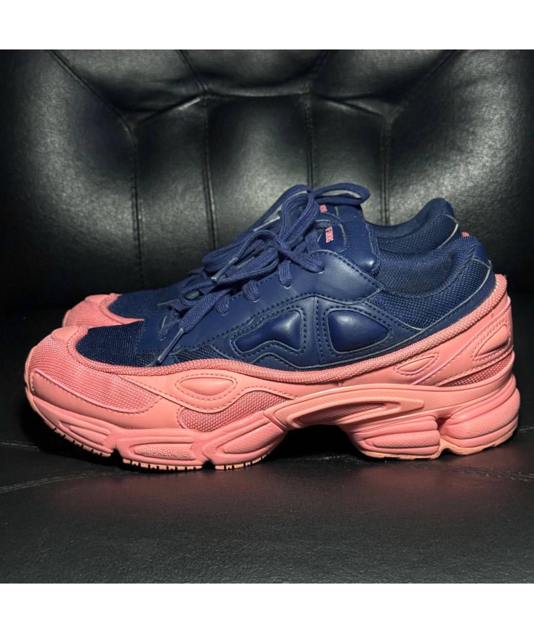 ADIDAS X RAF SIMONS Коралловые текстильные кроссовки, фото 3