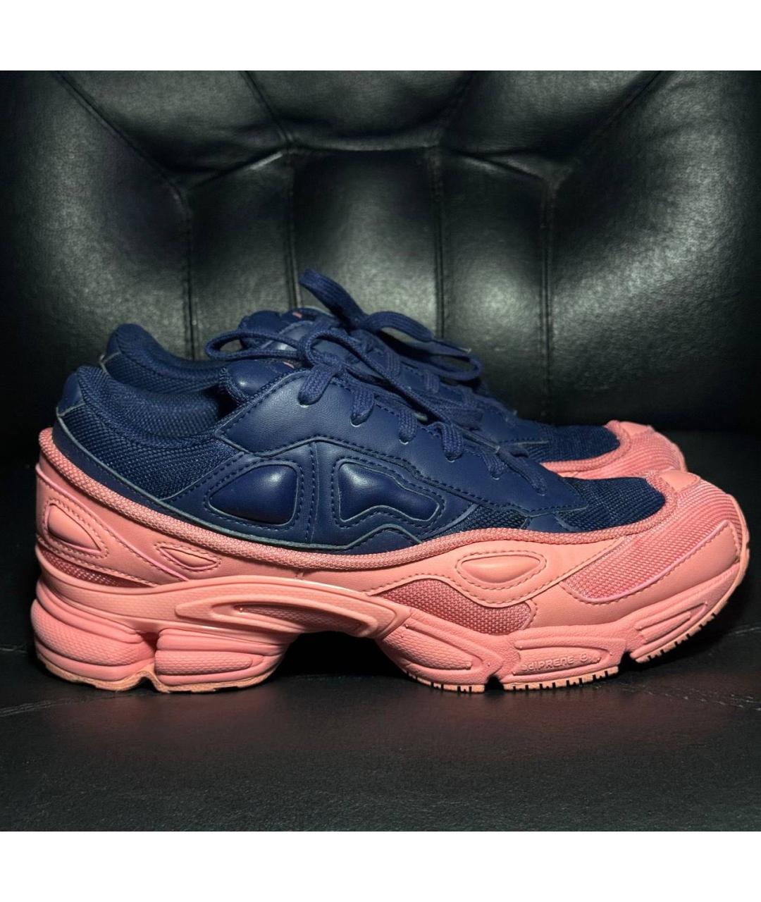 ADIDAS X RAF SIMONS Коралловые текстильные кроссовки, фото 9