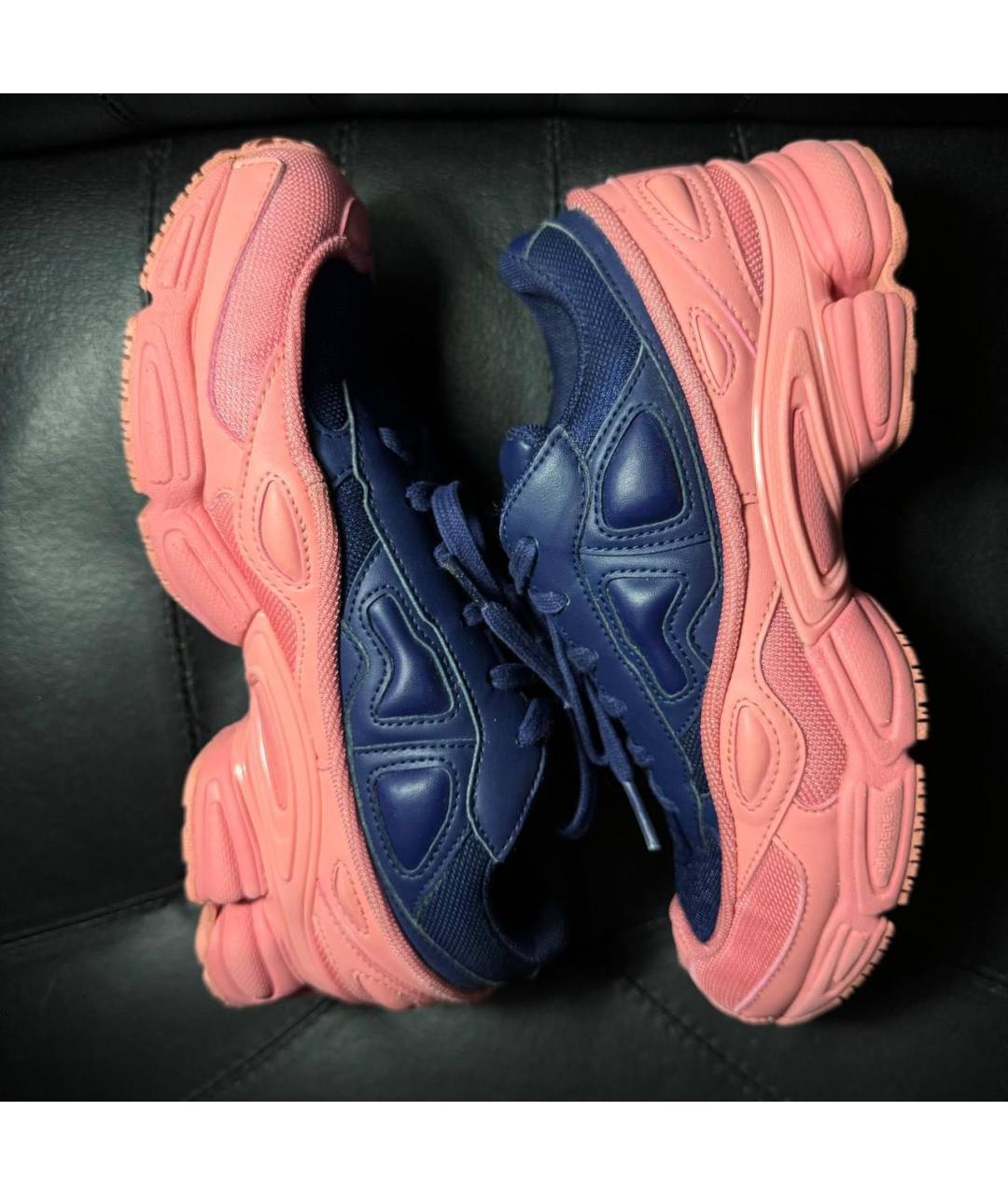 ADIDAS X RAF SIMONS Коралловые текстильные кроссовки, фото 5