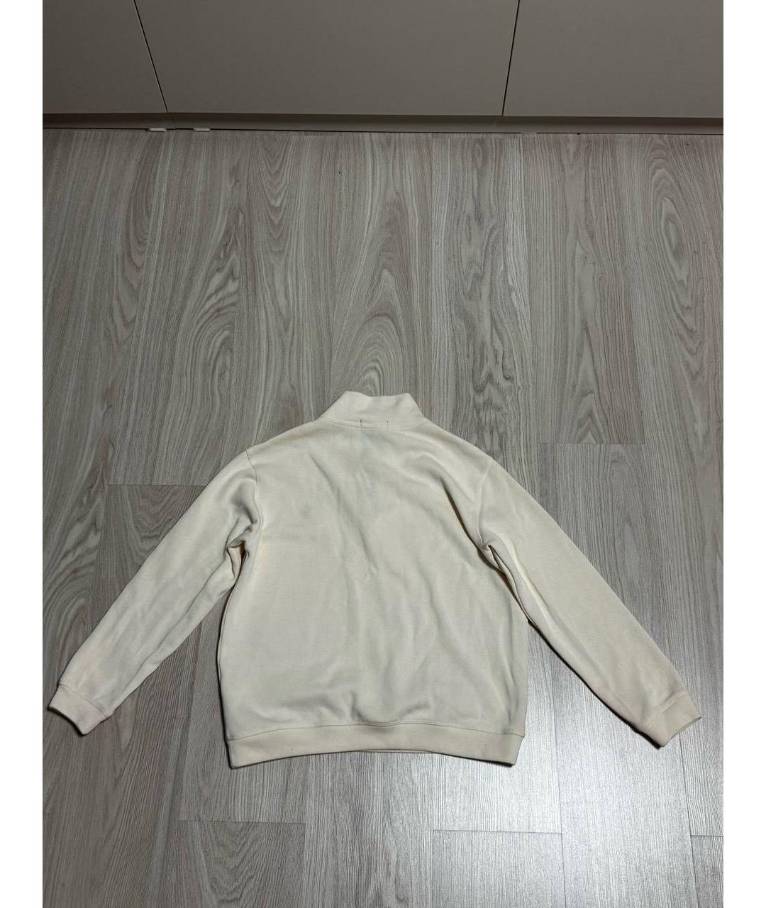 POLO RALPH LAUREN Бежевый хлопко-эластановый джемпер / свитер, фото 2