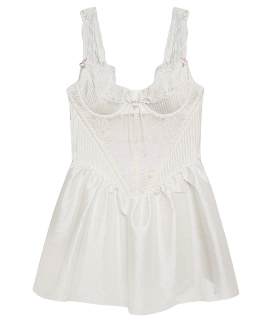 FOR LOVE AND LEMONS Белое полиэстеровое платье, фото 1