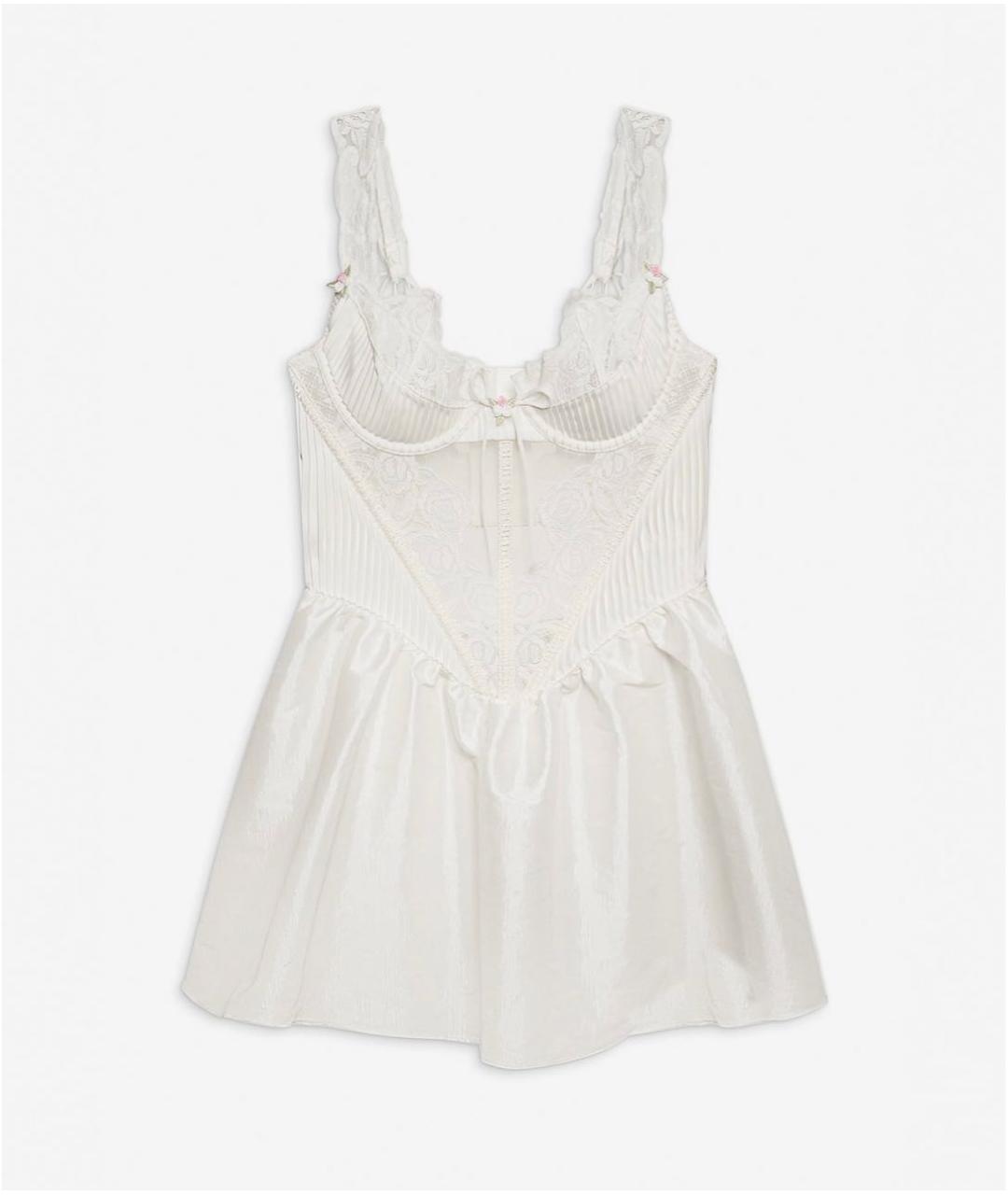 FOR LOVE AND LEMONS Белое полиэстеровое платье, фото 7