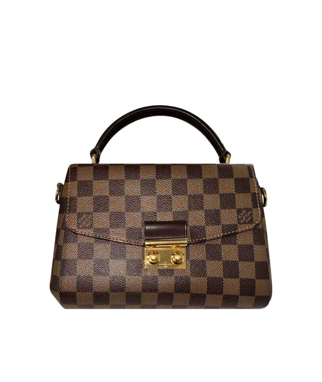 LOUIS VUITTON Коричневая сумка с короткими ручками, фото 1