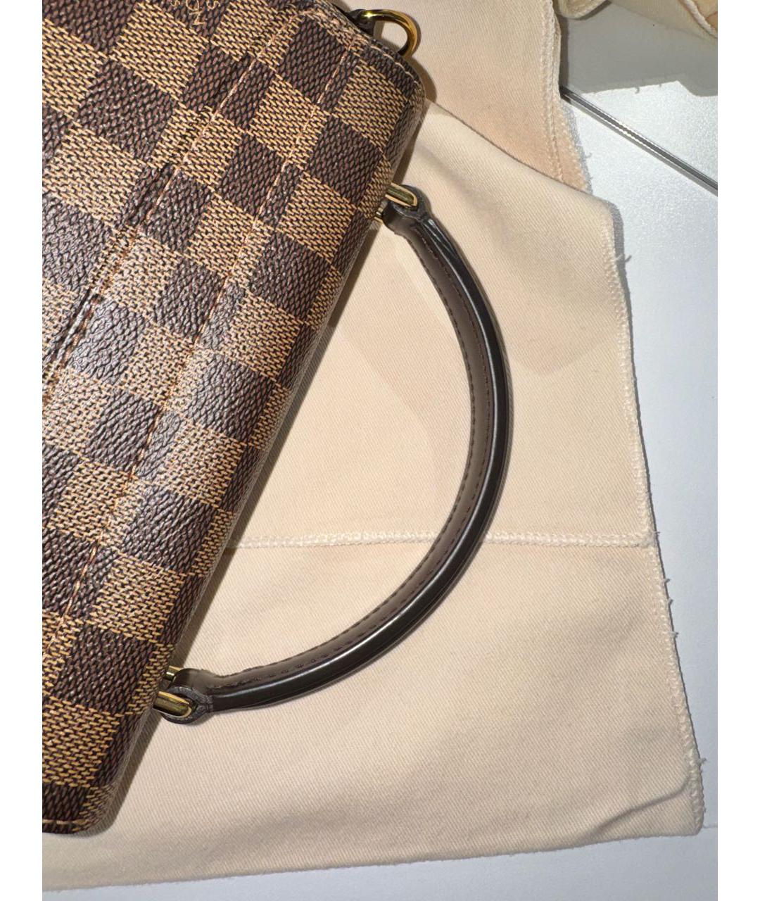 LOUIS VUITTON Коричневая сумка с короткими ручками, фото 5