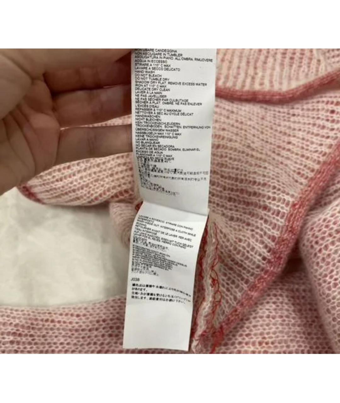 MM6 MAISON MARGIELA Розовый джемпер / свитер, фото 6