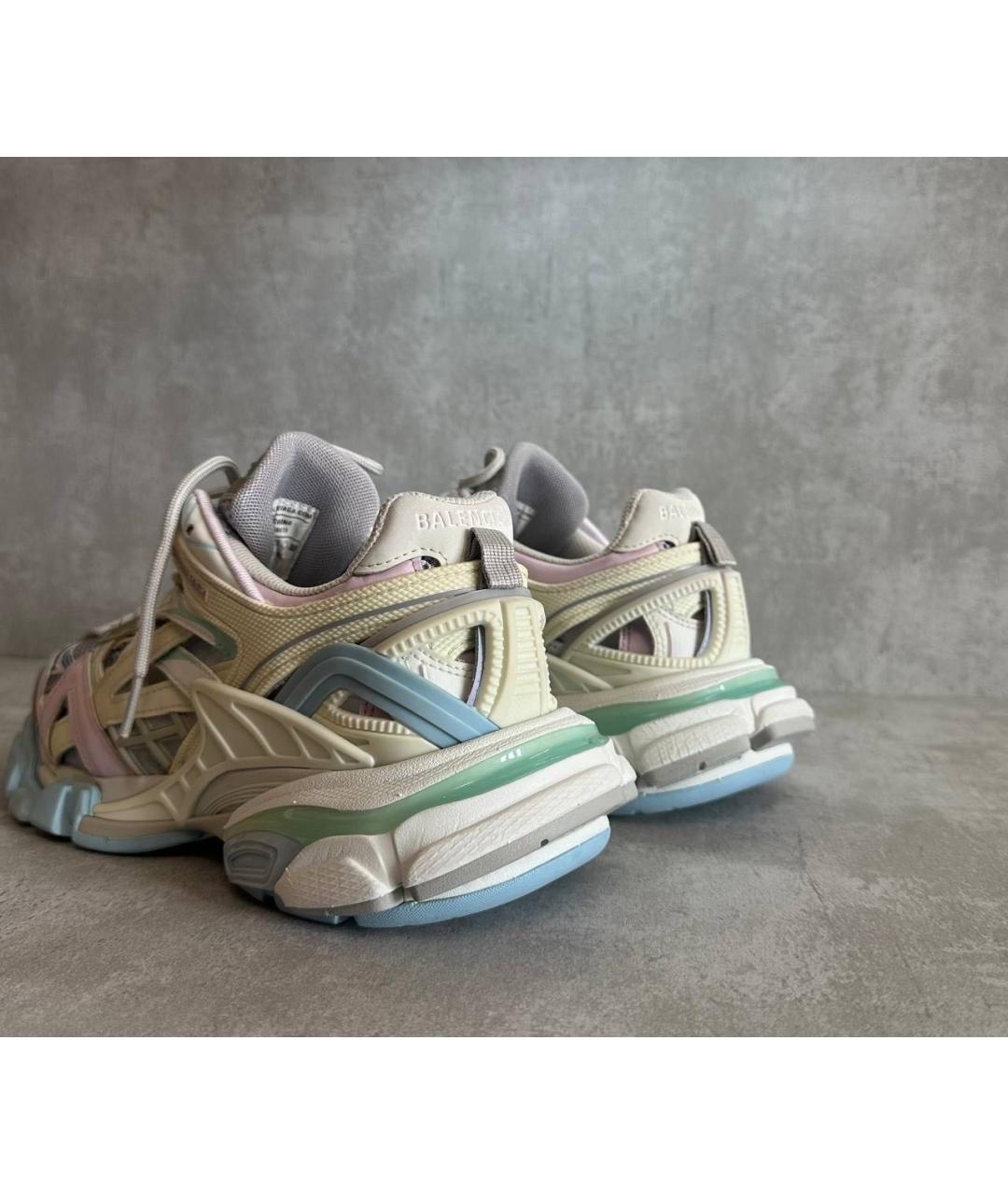 BALENCIAGA Мульти кожаные кроссовки, фото 3