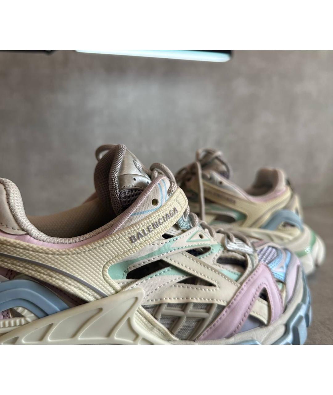 BALENCIAGA Мульти кожаные кроссовки, фото 4