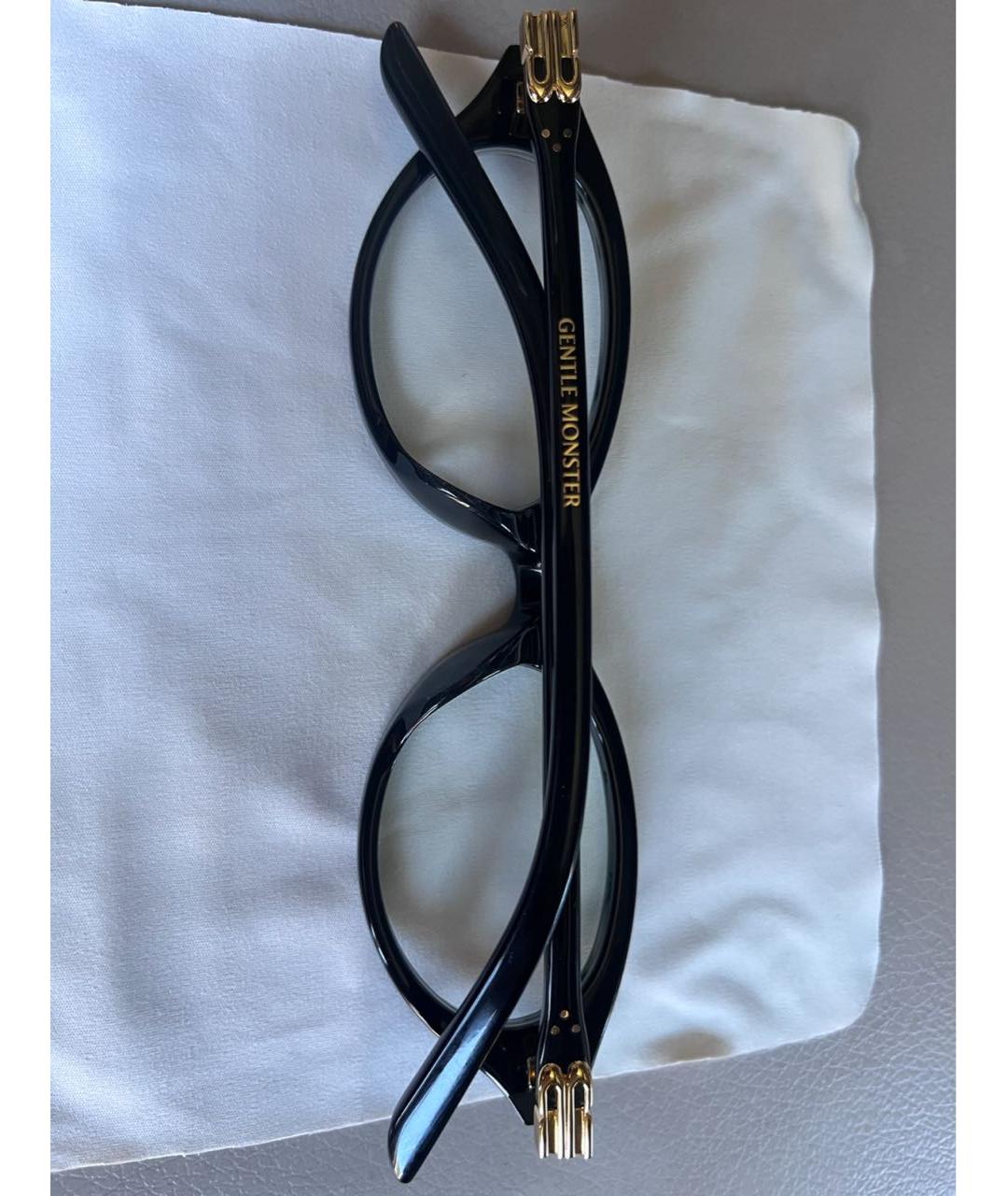 GENTLE MONSTER Черные пластиковые солнцезащитные очки, фото 5