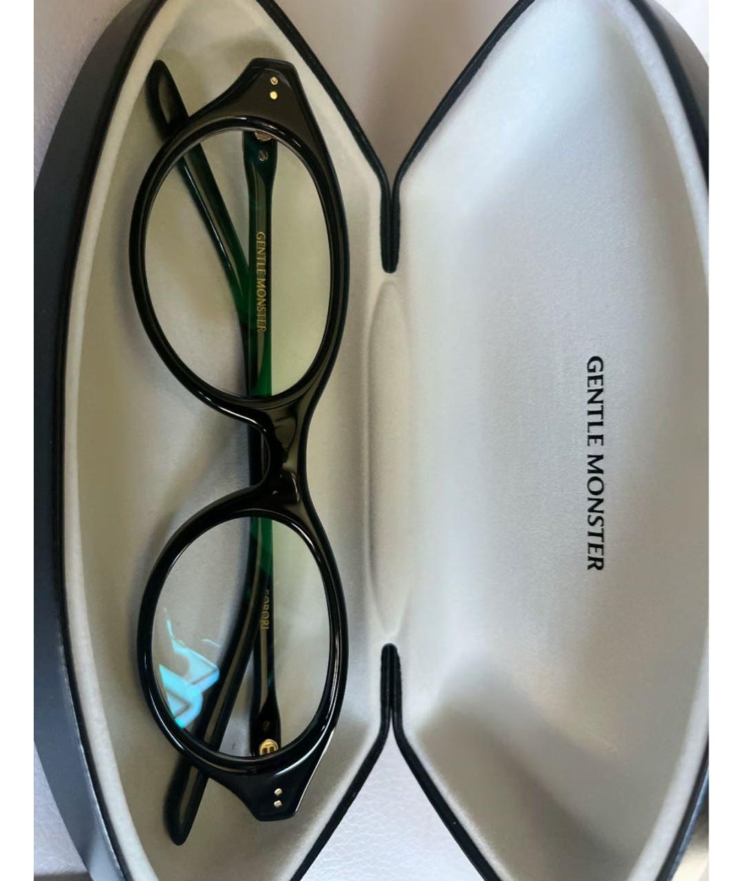 GENTLE MONSTER Черные пластиковые солнцезащитные очки, фото 4