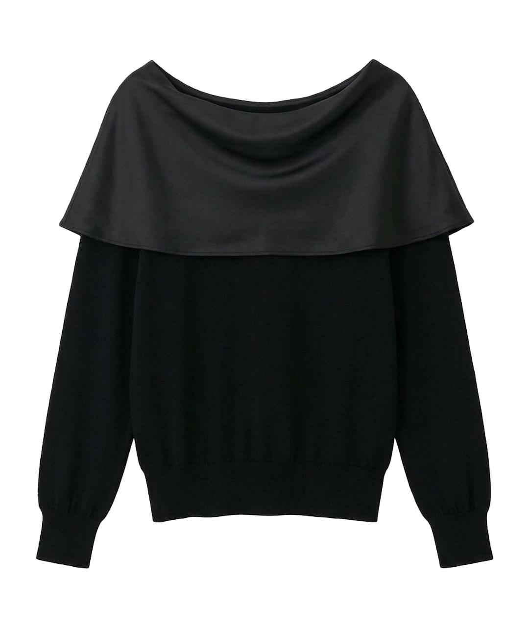 DOLCE&GABBANA Черный шерстяной джемпер / свитер, фото 1