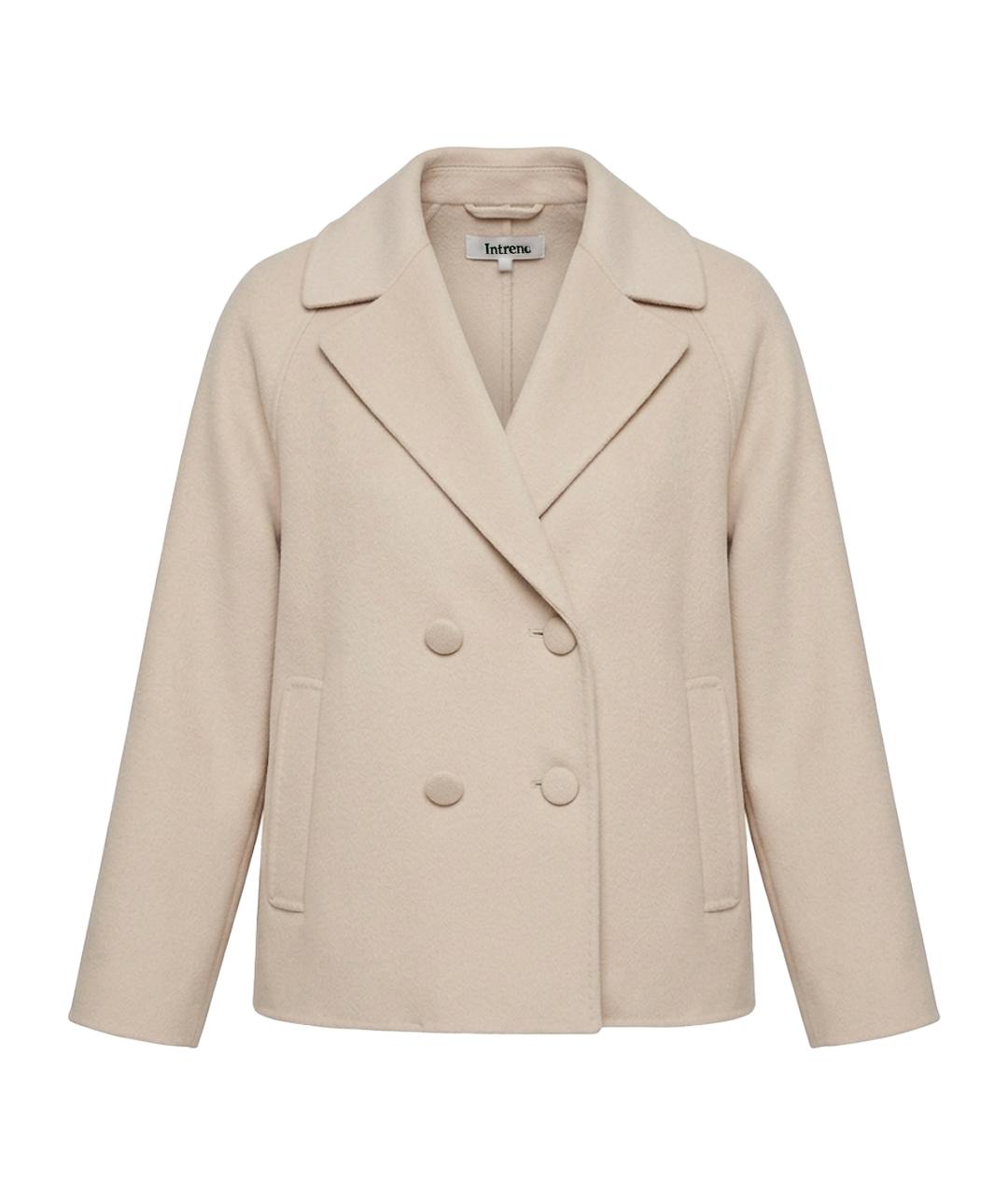 'S MAX MARA Бежевое шерстяное пальто, фото 1