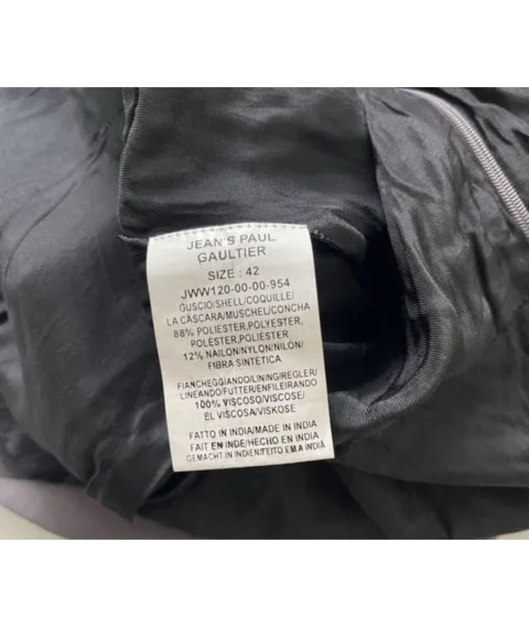 JEAN PAUL GAULTIER Серое вискозное повседневное платье, фото 5