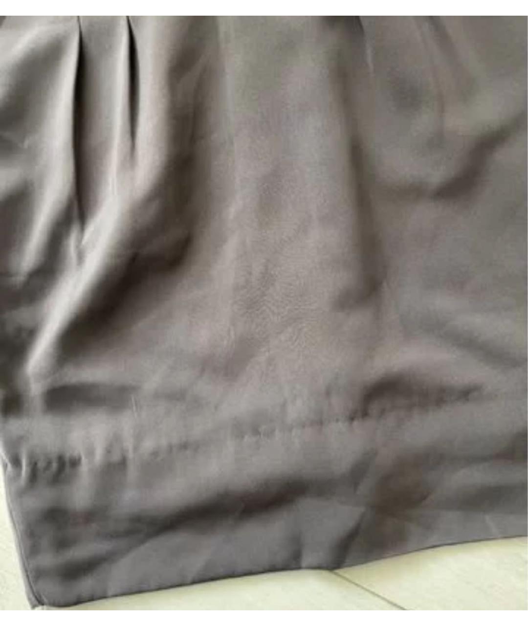 JEAN PAUL GAULTIER Серое вискозное повседневное платье, фото 7