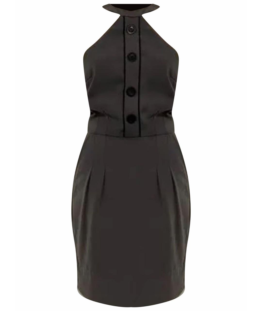 JEAN PAUL GAULTIER Серое вискозное повседневное платье, фото 1