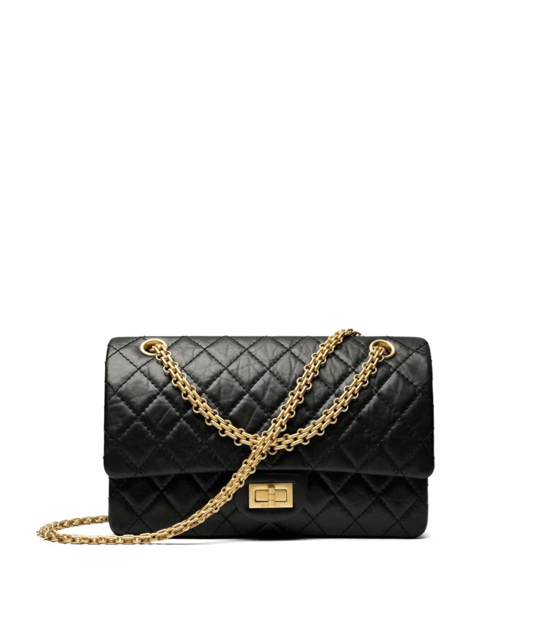 CHANEL Черная кожаная сумка через плечо, фото 8