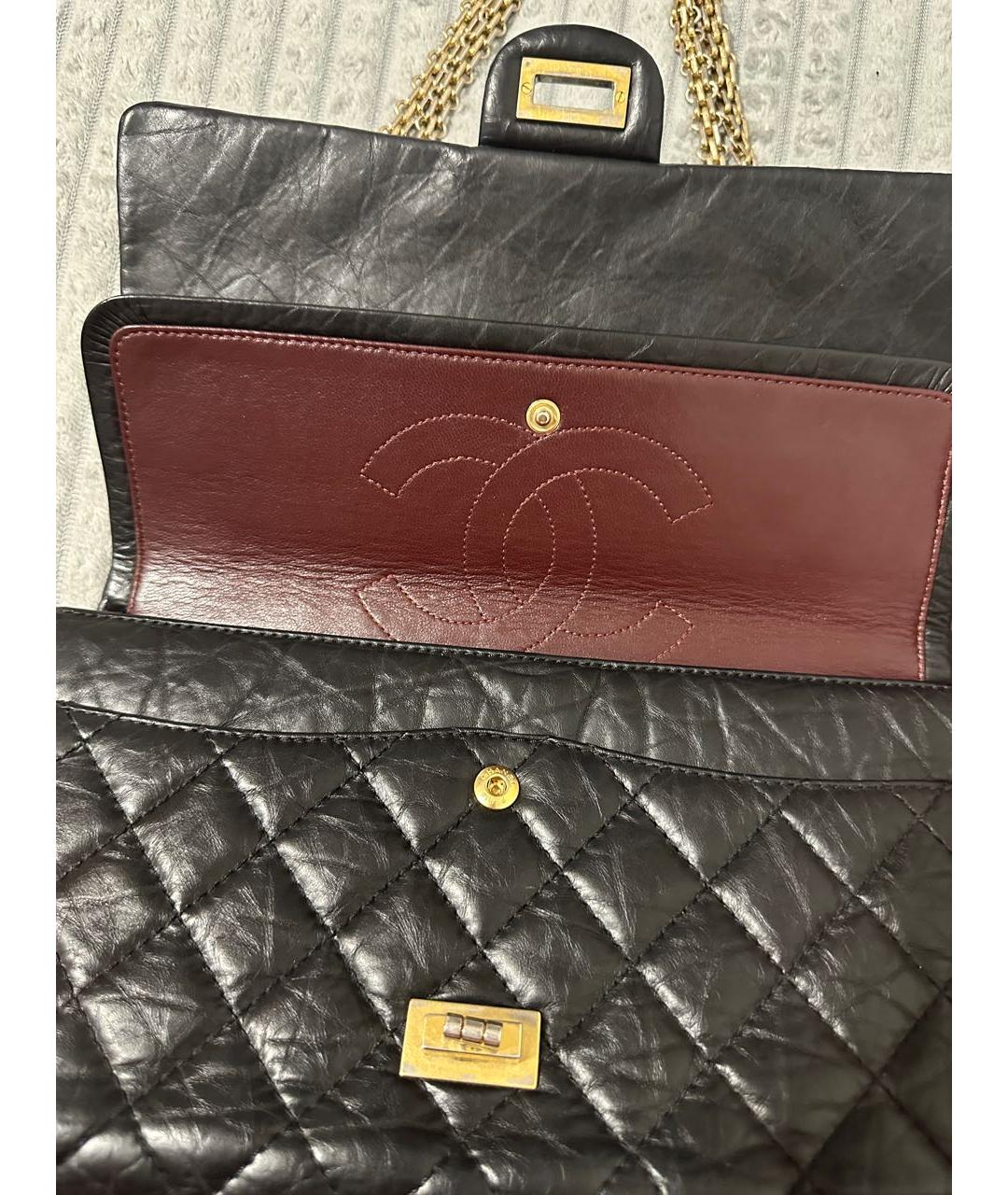 CHANEL Черная кожаная сумка через плечо, фото 5